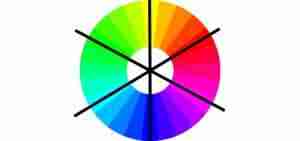 colores complementarios rueda de color
