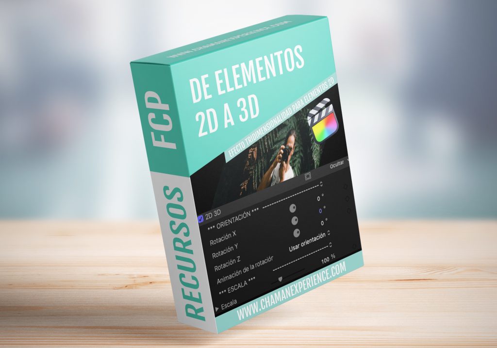 efecto 3D a 2D MockUp